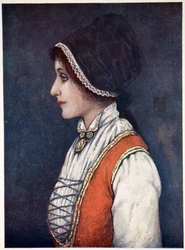 Costume worn in the Bergen District, 1905